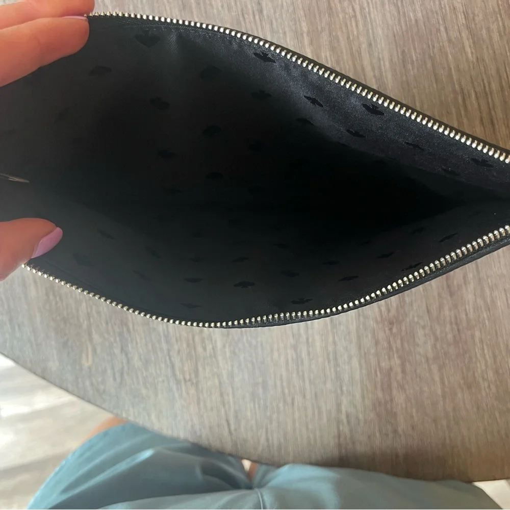 Kate Spade Black Textured Toiletry Bag - Picture 2 of 2